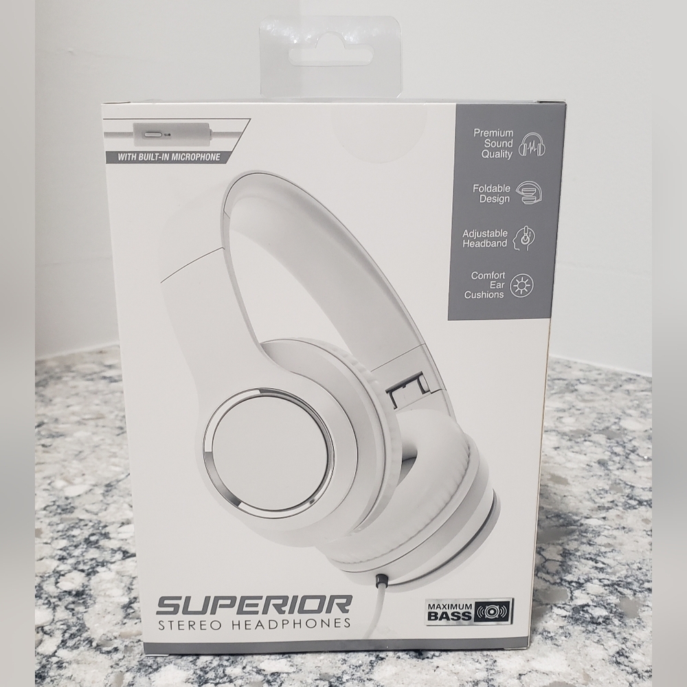 Over-Ear Headphones — White